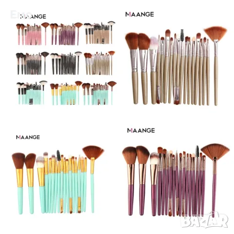 Комплект от 18 Професионални четки за грим.