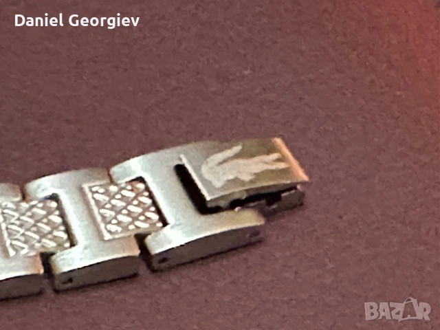 Нова гривна Lacoste Metropole от неръждаема стомана., снимка 4 - Гривни - 53229083