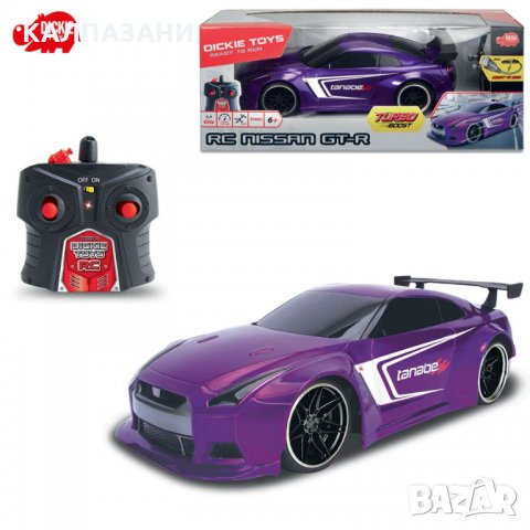 Dickie Toys Кола с дистанционно управление Nissan GT-R 251106000