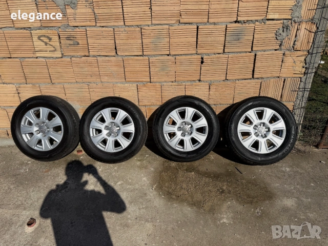 Оригинални алуминиеви джанти с летни гуми за Audi 5x112 16 цола 