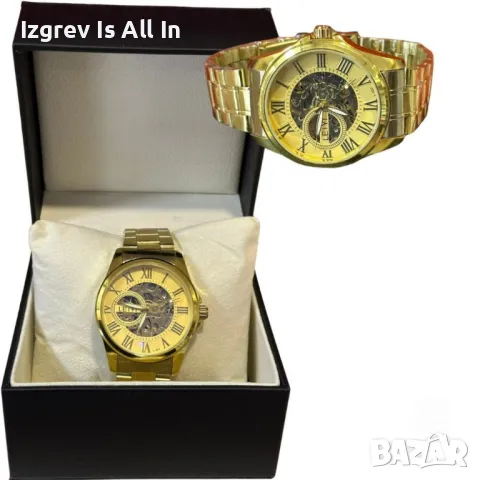 Луксозен златен часовник LEIYI – елегантност и стил в едно, снимка 1