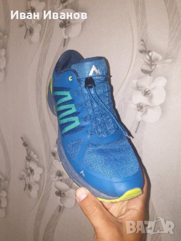 туристически обувки  MCKINLEY KANSAS II AQB BLUE PETROL/GREEN LIME  номер 45, снимка 10 - Маратонки - 42346631