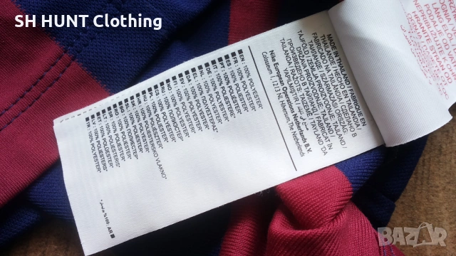 NIKE FC BARCELONA MESSI Kids Football T-Shirt Размер 10-12 г/ 137-147см детска футболна тениска 8-66, снимка 16 - Детски тениски и потници - 53126646