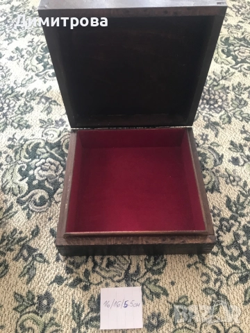 Пирографирани битови кутии - 6 бр., снимка 6 - Други - 52775679