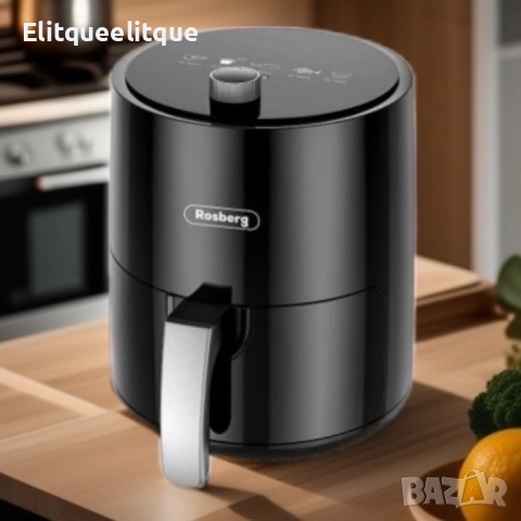 Фритюрник, 1200W, 2.5л. до 200°C, Черен, снимка 6 - Фритюрници - 52187998