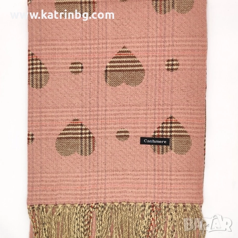 Дамски зимен комплект шал и ръкавици в розово с перлена декорация Код на продукта:DAK-0019, снимка 2 - Подаръци за жени - 52201179