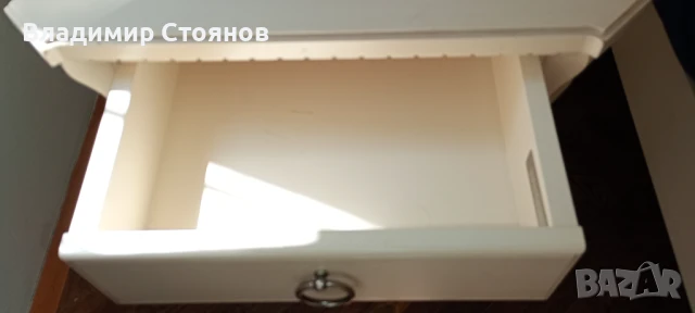 Спален комплект от масивно дърво (бял), снимка 2 - Спални и легла - 50675940