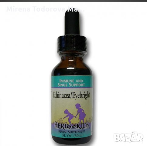 Смес от билки за деца от черешова кора, ехинацея и очен леденец, снимка 2 - Хранителни добавки - 34587460
