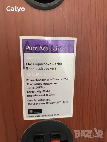Pure Acoustics Supernova F8, Supernova C, Supernova S тонколони, снимка 7 - Тонколони - 49621022