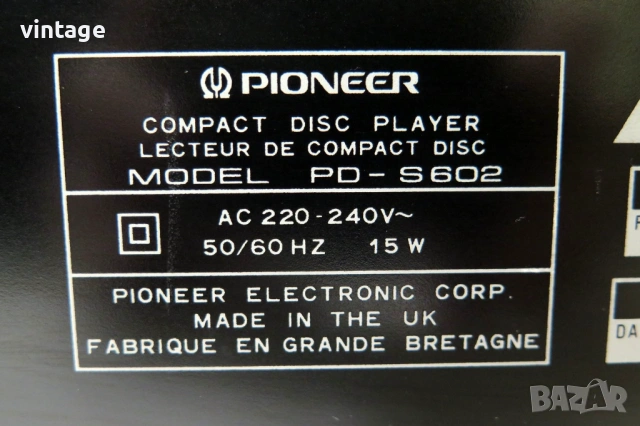 Pioneer PD-S602, снимка 8 - Други - 53522411