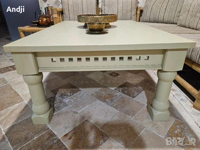 дървена маса, снимка 2 - Маси - 53557564