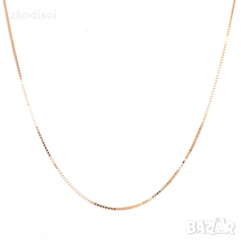 Златен синджир 2,23гр. 44,0см. 14кр. проба:585 модел:37715-4, снимка 2 - Колиета, медальони, синджири - 53826681