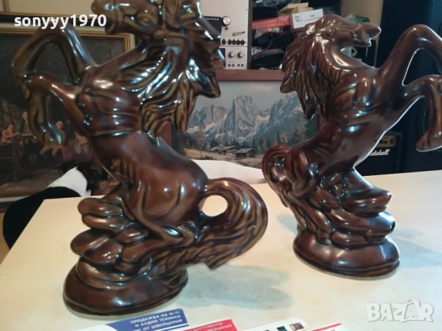 кончета коне 2бр керамика с етикети 1806231836MHL4, снимка 7 - Антикварни и старинни предмети - 41246514