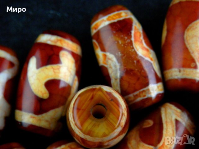 ''БЯЛА ТАРА " 10 БР. ДЗИ МЪНИСТА ТИБЕТ НЕПАЛ АЗИЯ АХАТ ХИМАЛАИ , снимка 4 - Други - 41767759