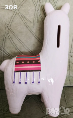 Касичка Порцелан,,Лама,, Перу., снимка 2 - Декорация за дома - 53560886