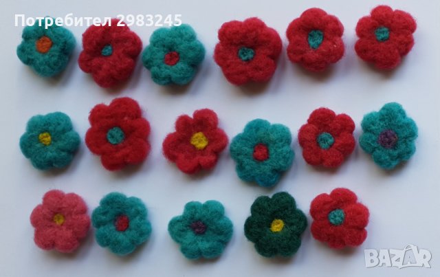 Вълнени фигурки за декорация 