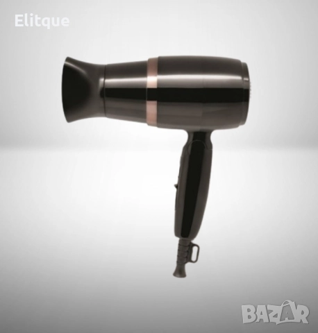 Сешоар Rosberg, 1600W, Черен/Бял, Сгъваема дръжка 2 години гаранция, снимка 2 - Други - 52459646