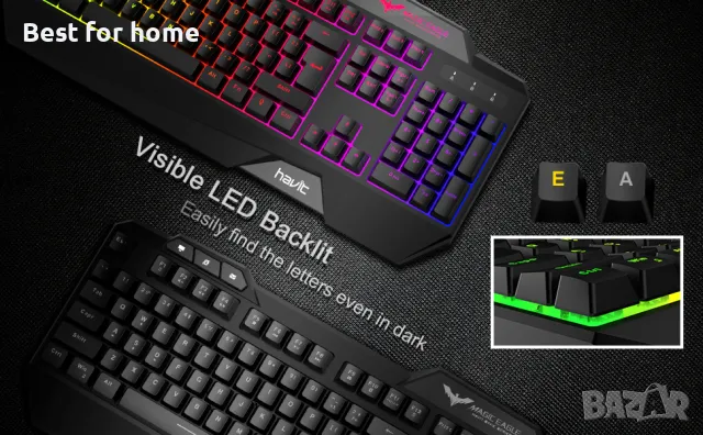 Геймърска клавиатура и мишка RGB Magic Eagle от Havit, снимка 10 - Клавиатури и мишки - 48486413