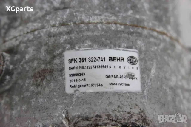 Компресор климатик за Volkswagen Touran I 2.0FSI 150 к.с. (2003-2010), снимка 4 - Части - 48902866