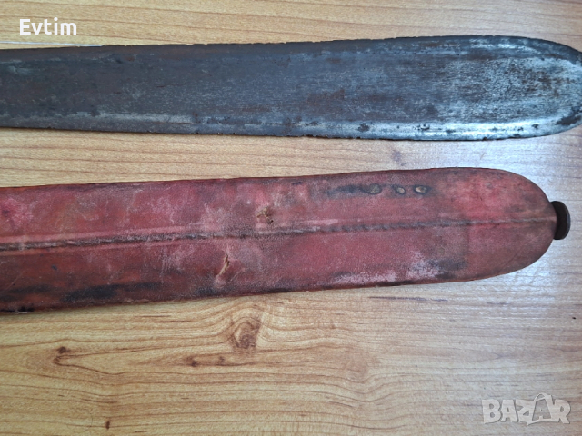 Африкански Масайски (Maasai) къс Меч Seme „Семе”, 20-ти век., снимка 8 - Антикварни и старинни предмети - 53692006