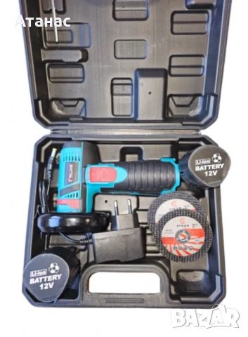 Акумулаторен ъглошлайф 12V – Компактен, мощен и удобен, снимка 8 - Ъглошлайфи - 52617134