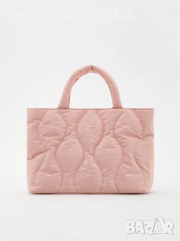 Reserved капитонирана голяма чанта