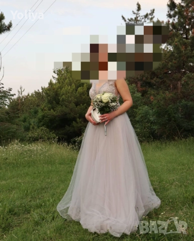 Тюлена бална рокля , снимка 2 - Сватбени рокли - 51470778