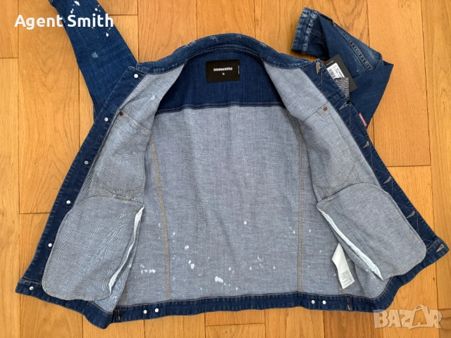 Дънково яке Dsquared2, снимка 14 - Якета - 53721251
