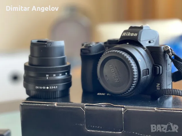 nikon z50 + китов обектив, снимка 2 - Фотоапарати - 49615880