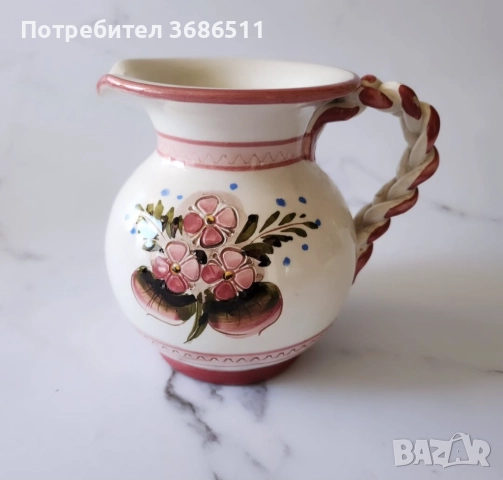 Италианска ръчно рисувана ваза, снимка 1 - Вази - 47017056