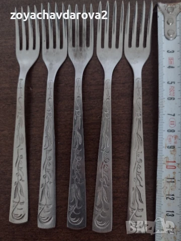 5 БР. РУСКИ МАЛКИ ВИЛИЧКИ, снимка 6 - Прибори за хранене, готвене и сервиране - 50658513