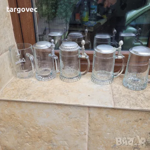 Стъклени халби по 20 лв, снимка 5 - Чаши - 48490143