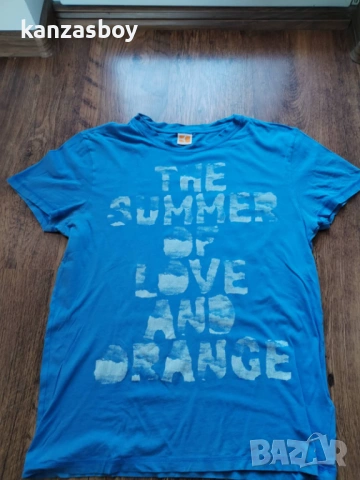 hugo boss orange - страхотна мъжка тениска M, снимка 5 - Тениски - 53828388