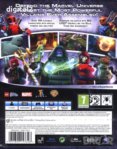 LEGO Marvel Super Heroes / /PS4 / Игра / Нова Запечатана , снимка 2 - Игри за PlayStation - 52547018
