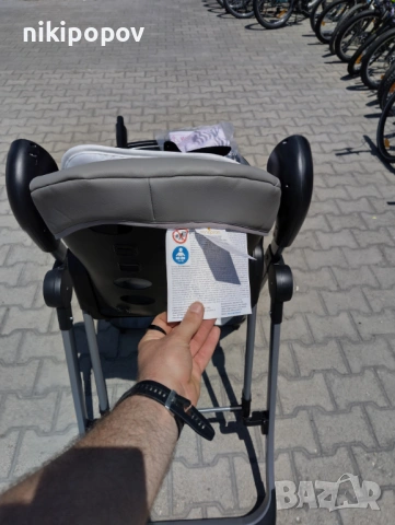 CANGAROO Стол за хранене с функция люлка NIRVANA 2в1 сив, снимка 7 - Проходилки - 53569087