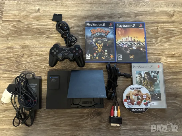 Play Station 2 Super Slim + игри [PS2]