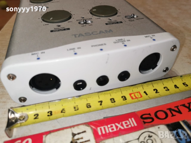 TASCAM US-122L CANADA 17012611920, снимка 6 - Ресийвъри, усилватели, смесителни пултове - 53134734