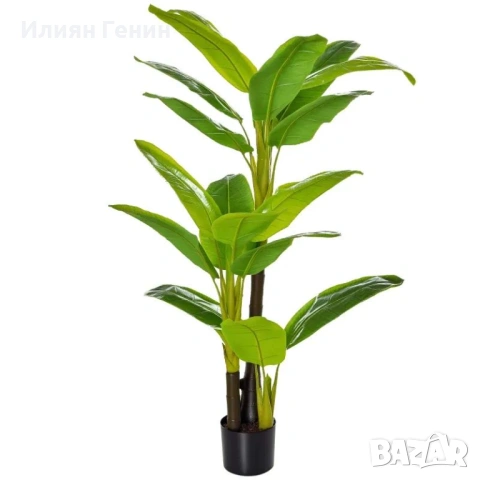 Изкуствени растения HOMCOM 150 см, снимка 9 - Декорация за дома - 53663451