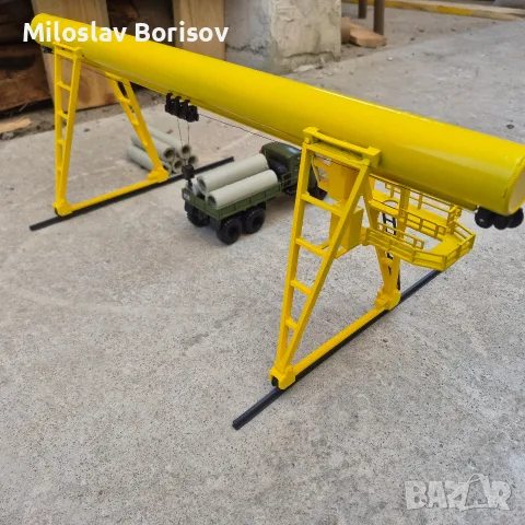 Козлови / портален кран ККС-5 в мащаб 1:43, снимка 2 - Колекции - 55778222