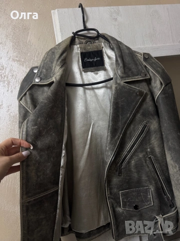 телешка кожа яке, снимка 3 - Якета - 53712529