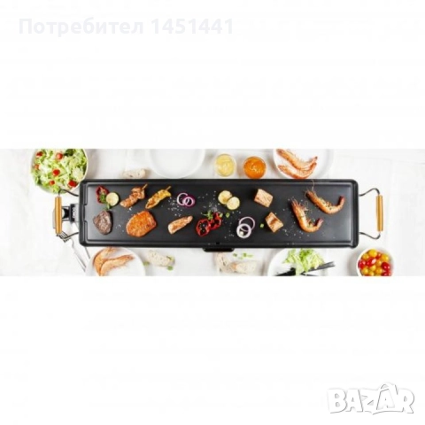 Електрическа скара Teppanyaki XXL Family & friends Domo 1800 W, снимка 2 - Скари - 52682898