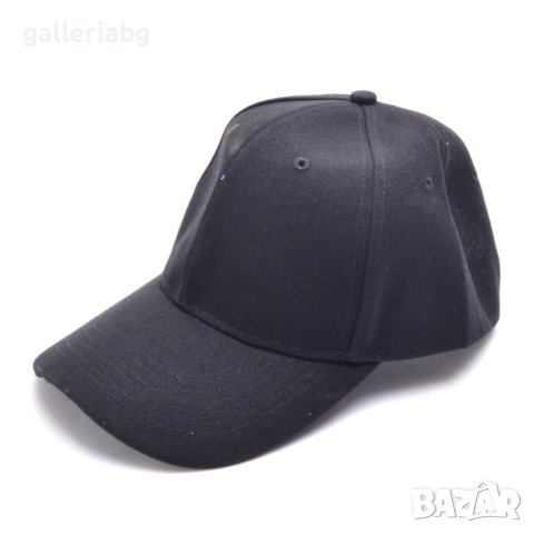 Черна шапка с козирка, снимка 1 - Шапки - 41039983
