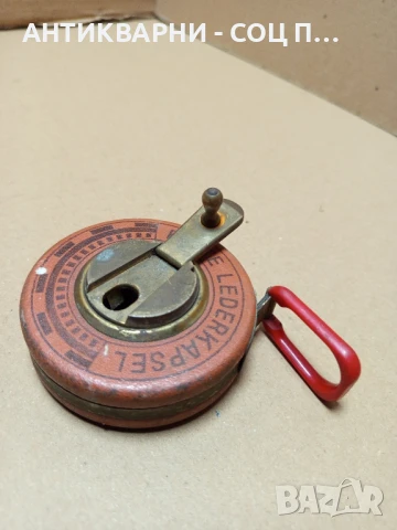 Стара Немска Метална Рулетка 10м., снимка 5 - Антикварни и старинни предмети - 50704738