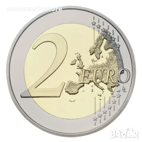 2 евро Италия 2026 Сан Франческо д'Асизи UNC, снимка 2 - Нумизматика и бонистика - 56300033
