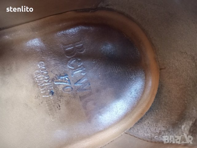 Berwick 1707 мъжки обувки естествена кожа № 44,5, снимка 9 - Спортно елегантни обувки - 42662815