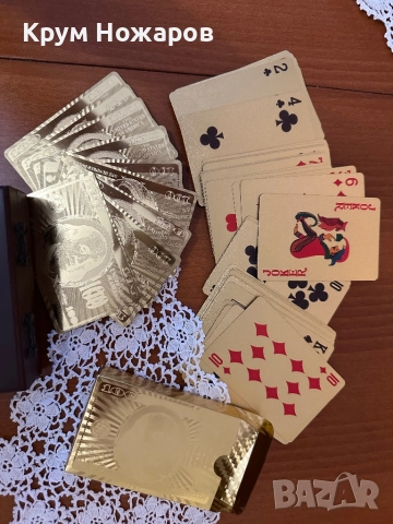 Бутикови карти за игра -999.9Gold Playing Cards, снимка 9 - Карти за игра - 52776386