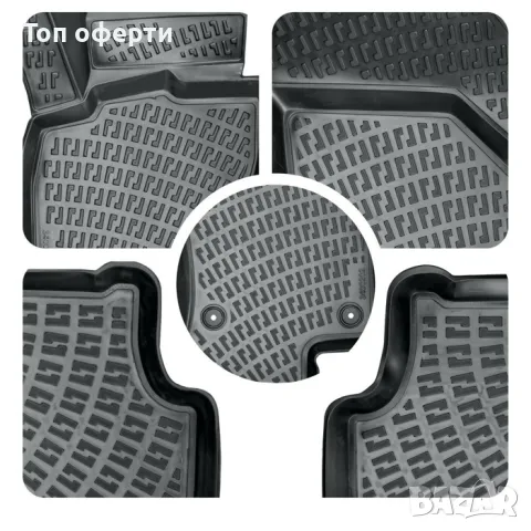 Гумени стелки RizLine съвместими с Toyota Rav 4 05-12, снимка 5 - Аксесоари и консумативи - 48547825