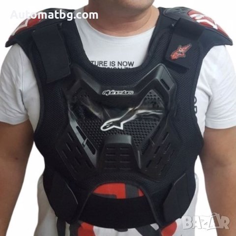 Мото ризница Automat, Протектор за тяло, Броня, M размер, Черен, снимка 4 - Аксесоари и консумативи - 40326613