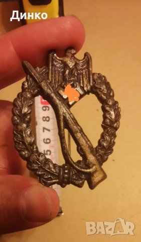 Немска наградна значка за успешна атака реплика., снимка 3 - Антикварни и старинни предмети - 40394149