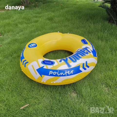 5765 Голям надуваем пояс с дръжки и облегалка Pointer, 120 cm, снимка 6 - Водни спортове - 49217199